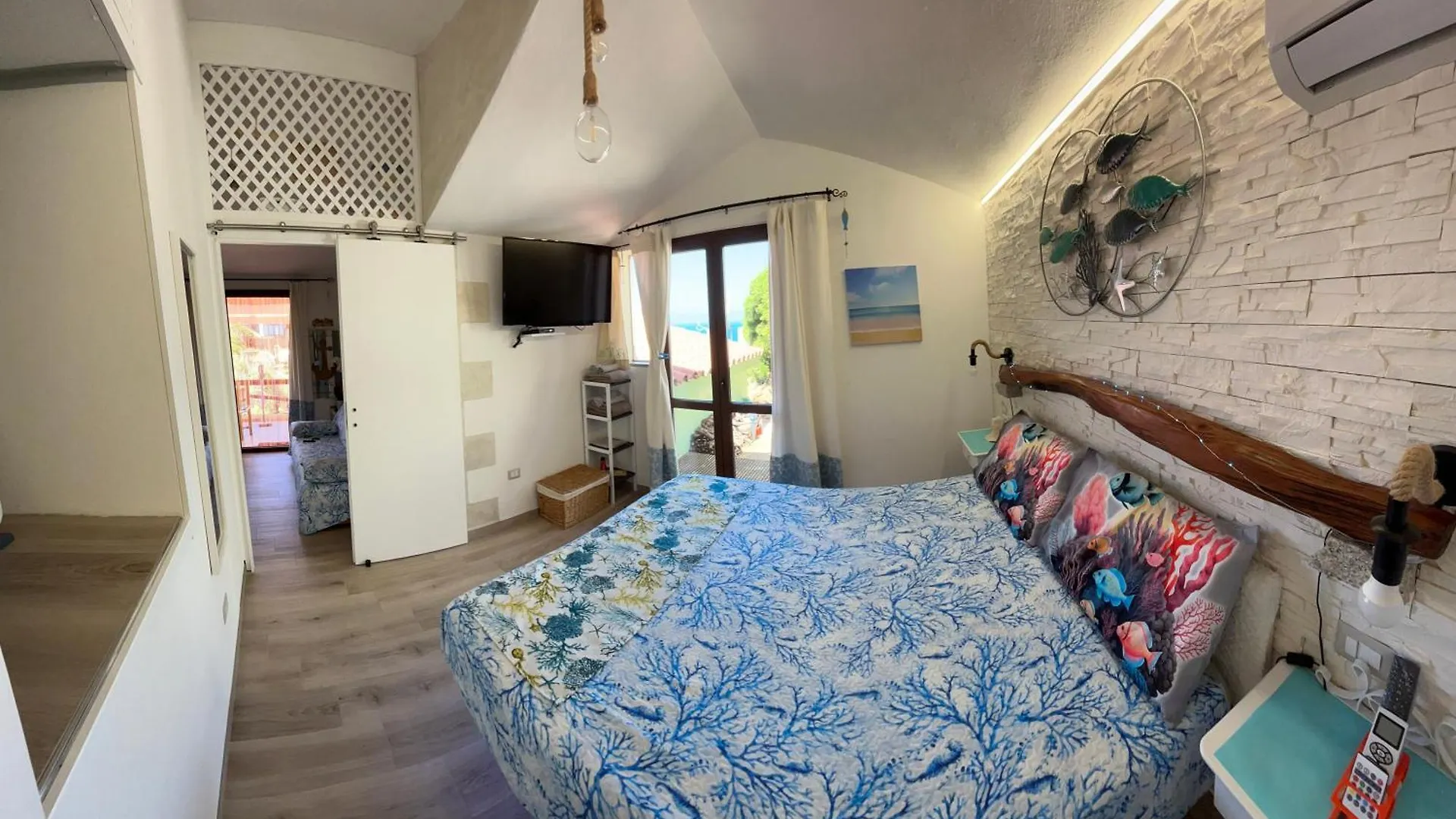 Oasi Del Relax - Seaside Peaceful Panoramic Terrace In Italy - New Sardinia Apartment 50 Mt Beach&Sea Full Comfort Air Conditioning-Wifi-Parking-Privacy Torre dei Corsari 0*,